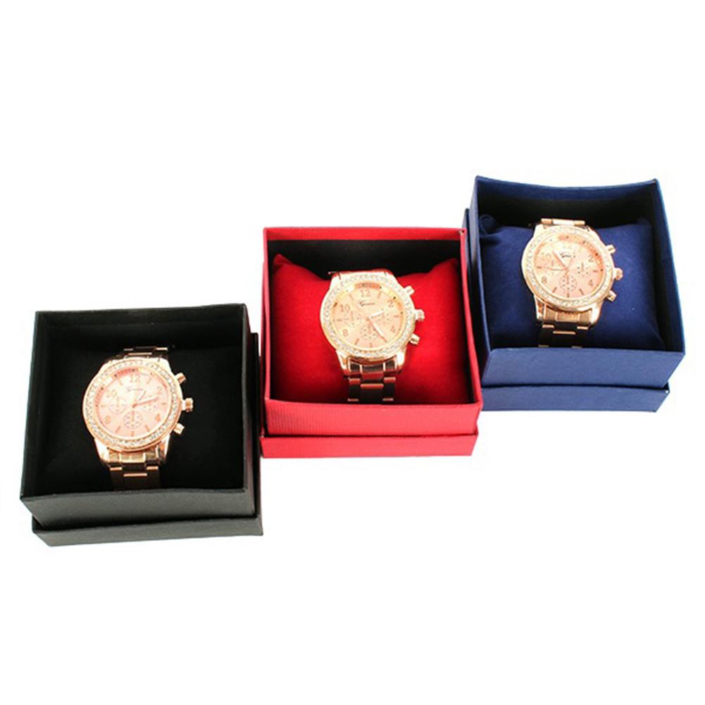 Jewelry Watches For Sale - ホット販売新着ファッション正方形段ボール収納ケース腕時計バングル宝石類のギフトボックス枕パッド8.8センチメートル × 8.2センチメートルx 5.5センチメートル
