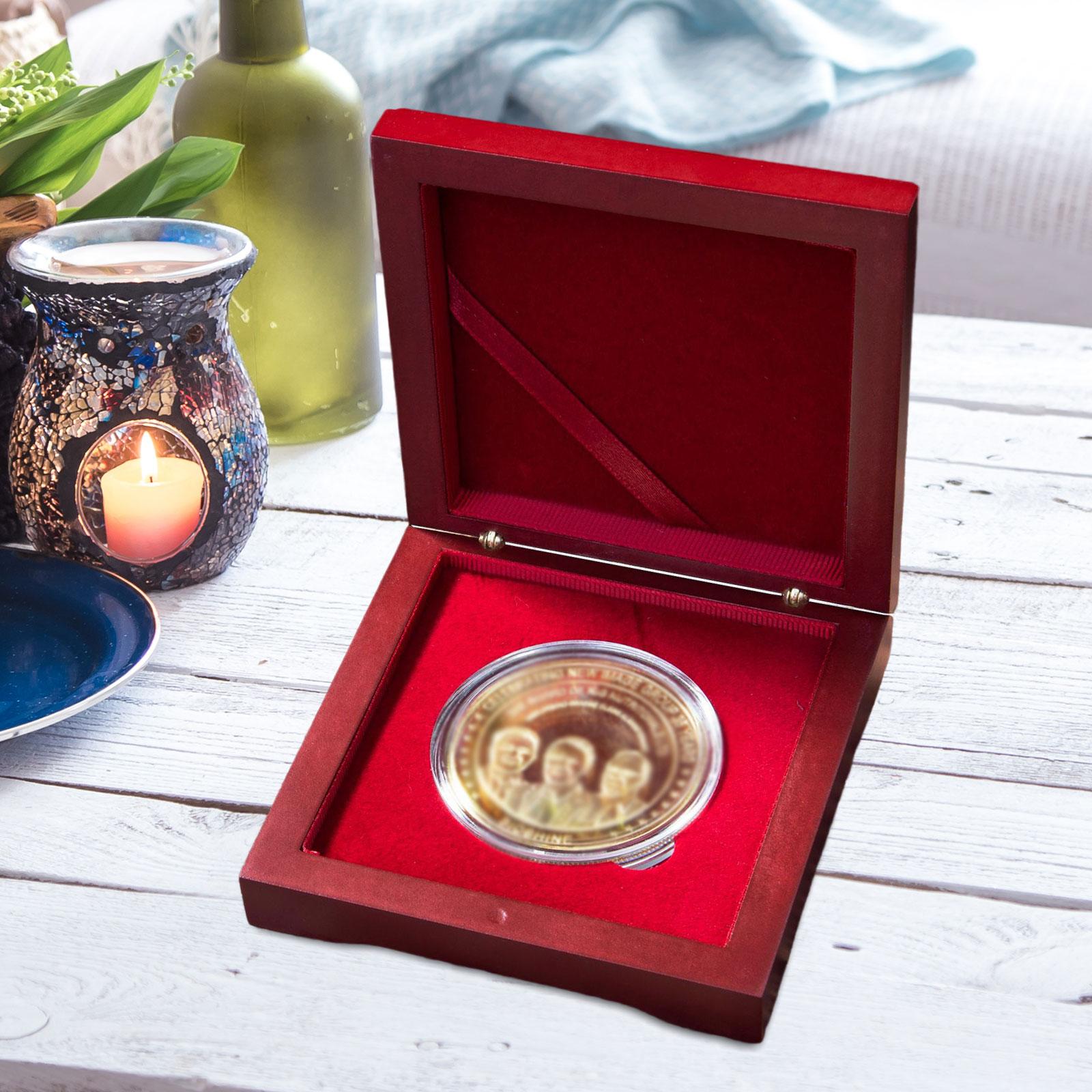 Collectors Coins Jewelry & Watches Of Smithtown Reviews - メダルプレゼンテーションボックスコインホルダー木製コイン収納ボックスコインディスプレイケースコレクター用ジュエリーギフトグッズディスプレイ