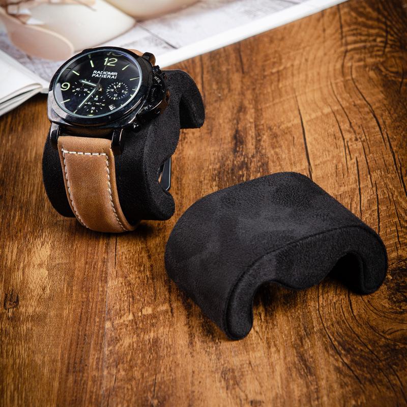 Jewelry Organizer Watches - エレガントなソフトフランネル製腕時計クッション、ジュエリーディスプレイパッドスタンド、バングルブレスレットオーガナイザー用