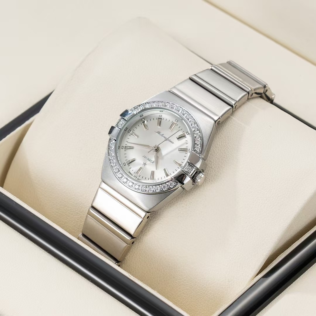 High Jewelry Watches - クラシックコンステレーション レディース ベゼル ビジネス カジュアル スチールバンド