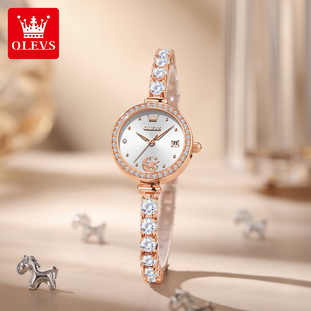 OLEVS 2998 ブランドオリジナルの本物の女性用腕時計 - Jewelry Watch のレビューと価格