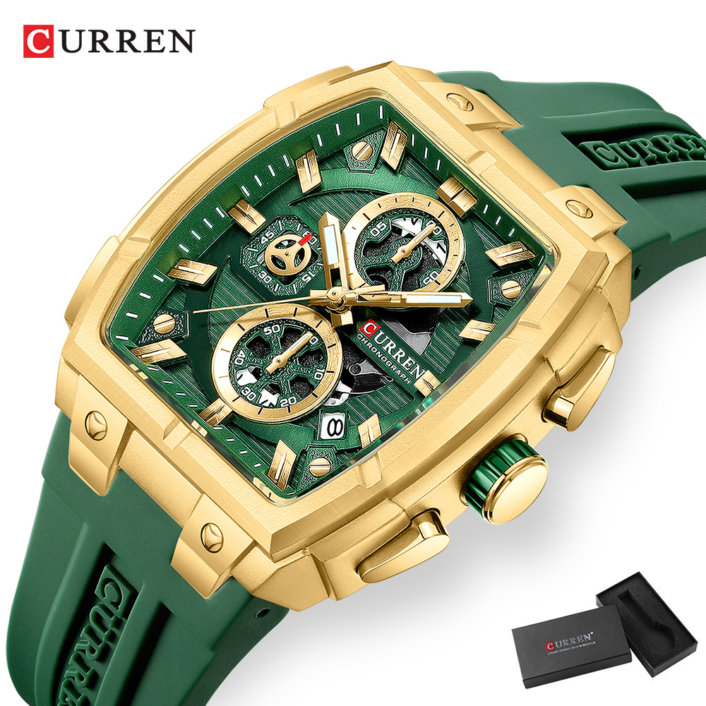 CURREN 高級ヴィンテージ腕時計 メンズ スポーツ クロ - Jewelry Watch のレビューと価格