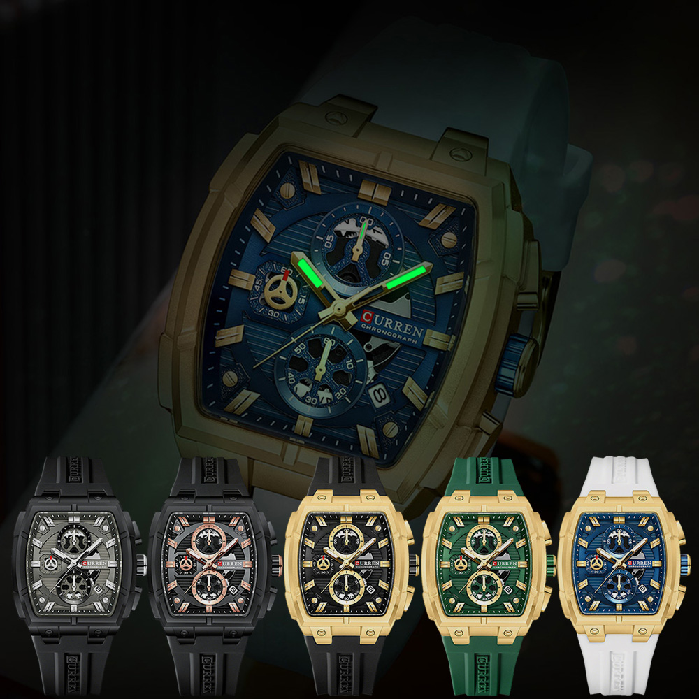 CURREN 高級ヴィンテージ腕時計 メンズ スポーツ クロ - Jewelry Watch のレビューと価格