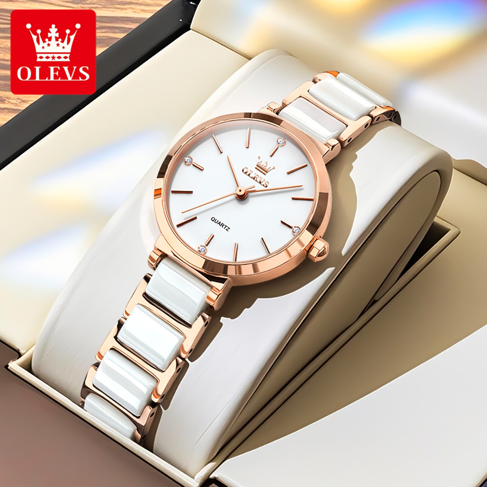 OLEVSレディース腕時計5877高級エレガントクォーツ腕時 - Jewelry Watch のレビューと価格