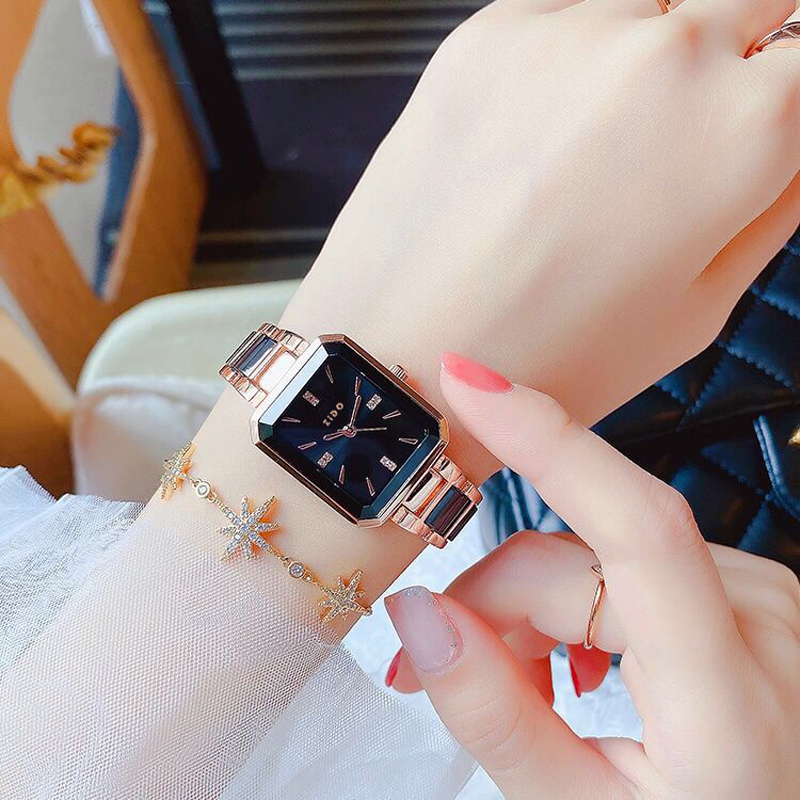 Uthai-女性のための防水ステンレス鋼腕時計、シンプルで軽 - High Jewelry Watches のレビューと価格