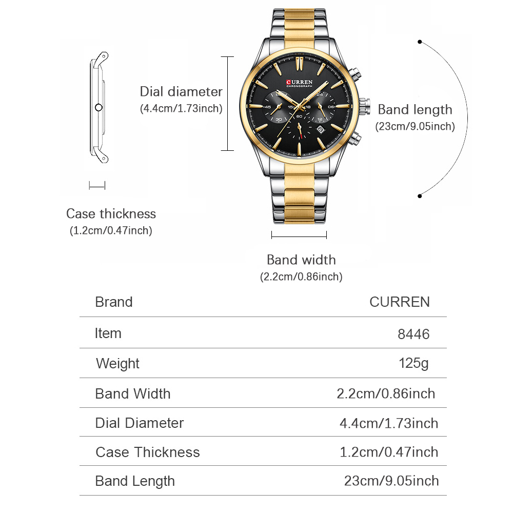 カレンカジュアルクォーツクロノスポーツ腕時計ブランド男性用ス - Jewelry Watch のレビューと価格