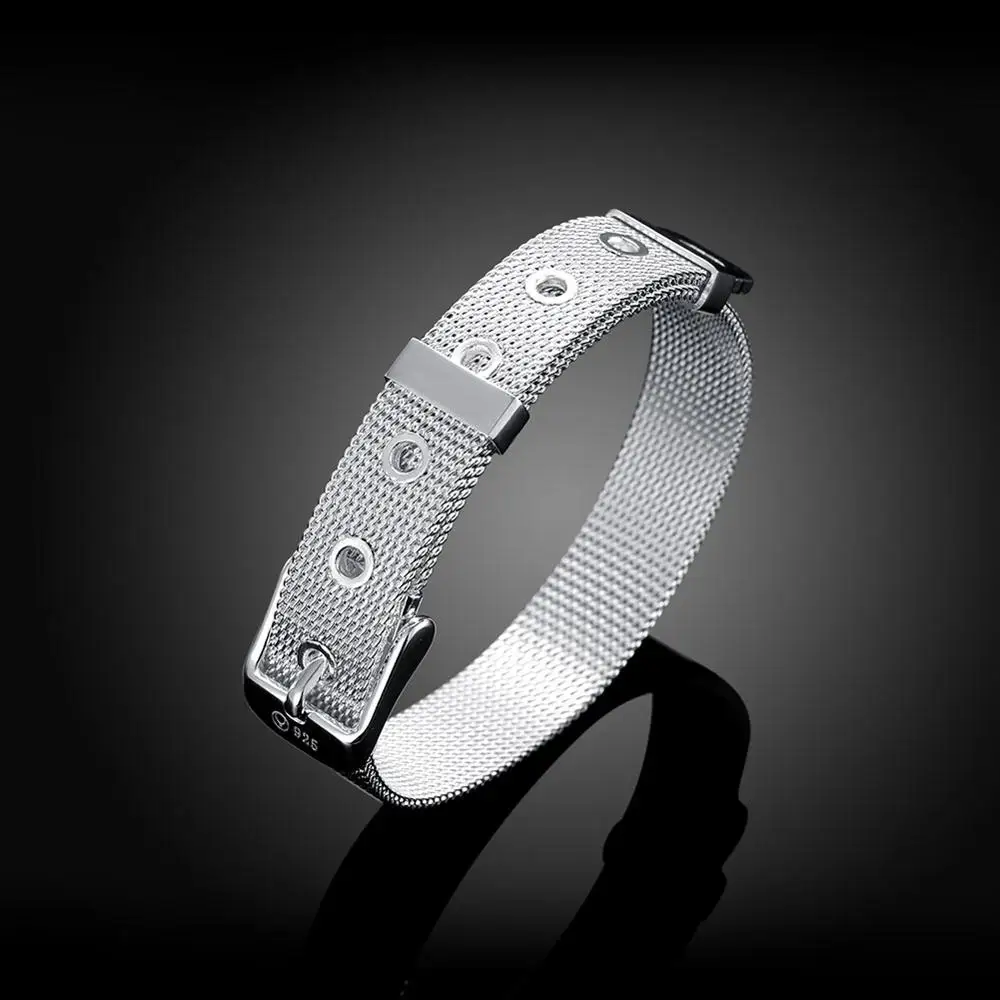 女性のための925スターリングシルバークリップチェーンブレス - Jewelry Watches For Sale のレビューと価格