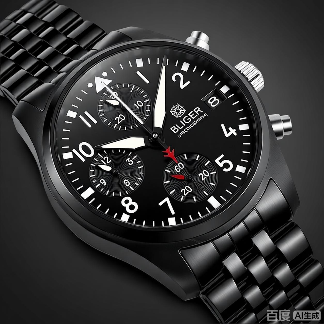 BLIGER フルブラック ブラッシュド 38 ミリメートル - Jewelry Watch のレビューと価格