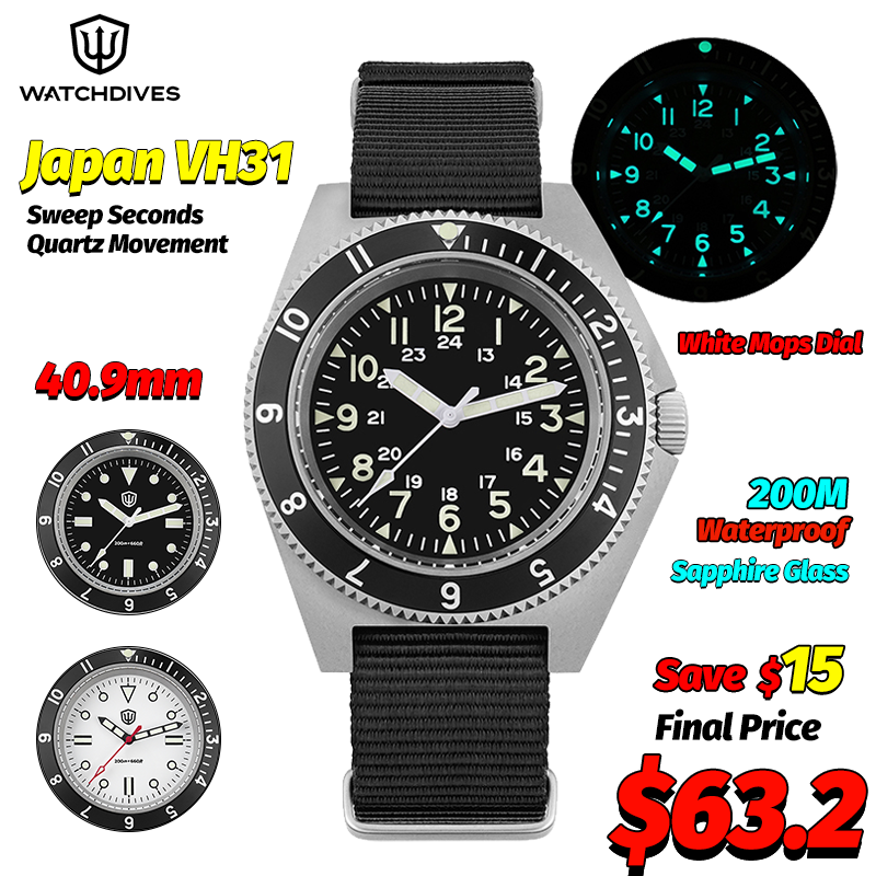 Watchdives WD1972 クォーツ時計サファイア夜 - Jewelry Watch のレビューと価格