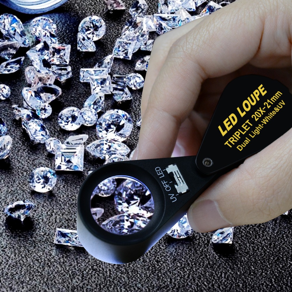 20倍ジュエリールーペ 21mm デュアルライト ホワイトと - Collectors Coins Jewelry & Watches Of Smithtown Reviews のレビューと価格