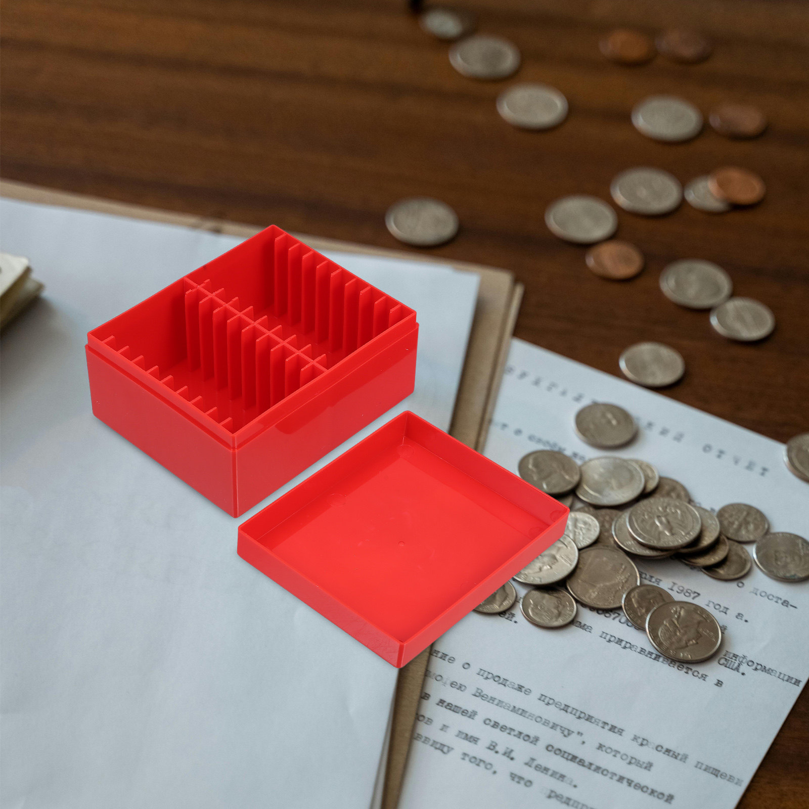 プラスチック製コイン収納ボックス 20個のホルダー付き 多機 - Collectors Coins Jewelry & Watches Of Smithtown Reviews のレビューと価格