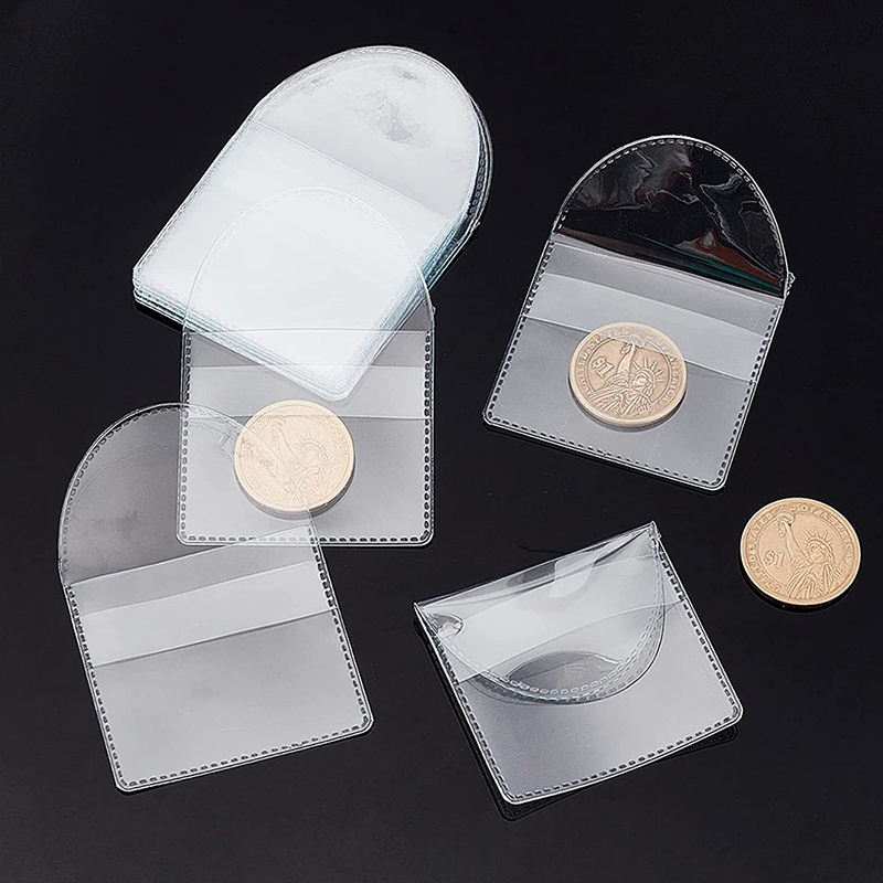 透明なプラスチックコインコレクター、プロテクターポケット、シ - Collectors Coins Jewelry & Watches Of Smithtown Reviews のレビューと価格