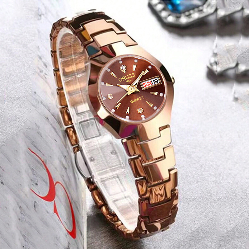 ORUSS ホットブランドレディース腕時計高品質ステンレス鋼 - High Jewelry Watches のレビューと価格