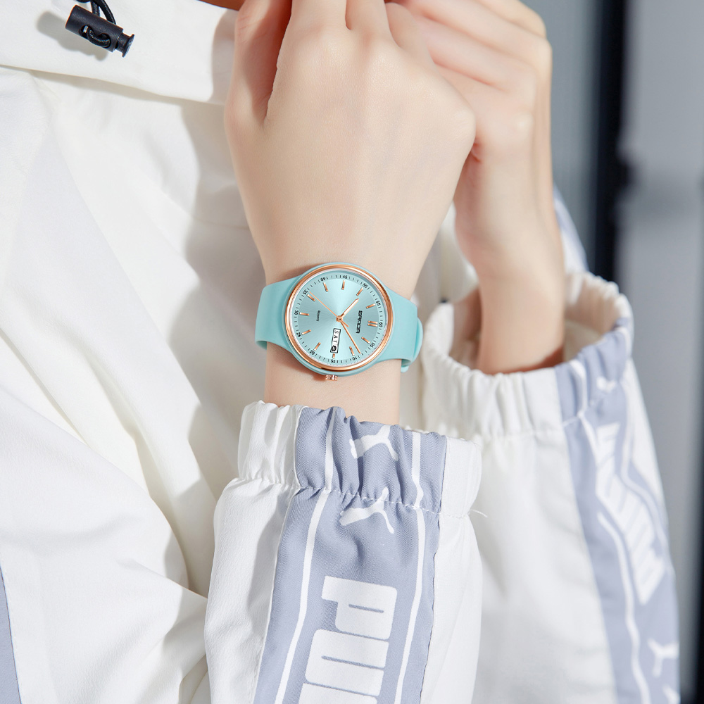 ファッションカレンダー高品質レディースクォーツ時計シリコンス - High Jewelry Watches のレビューと価格